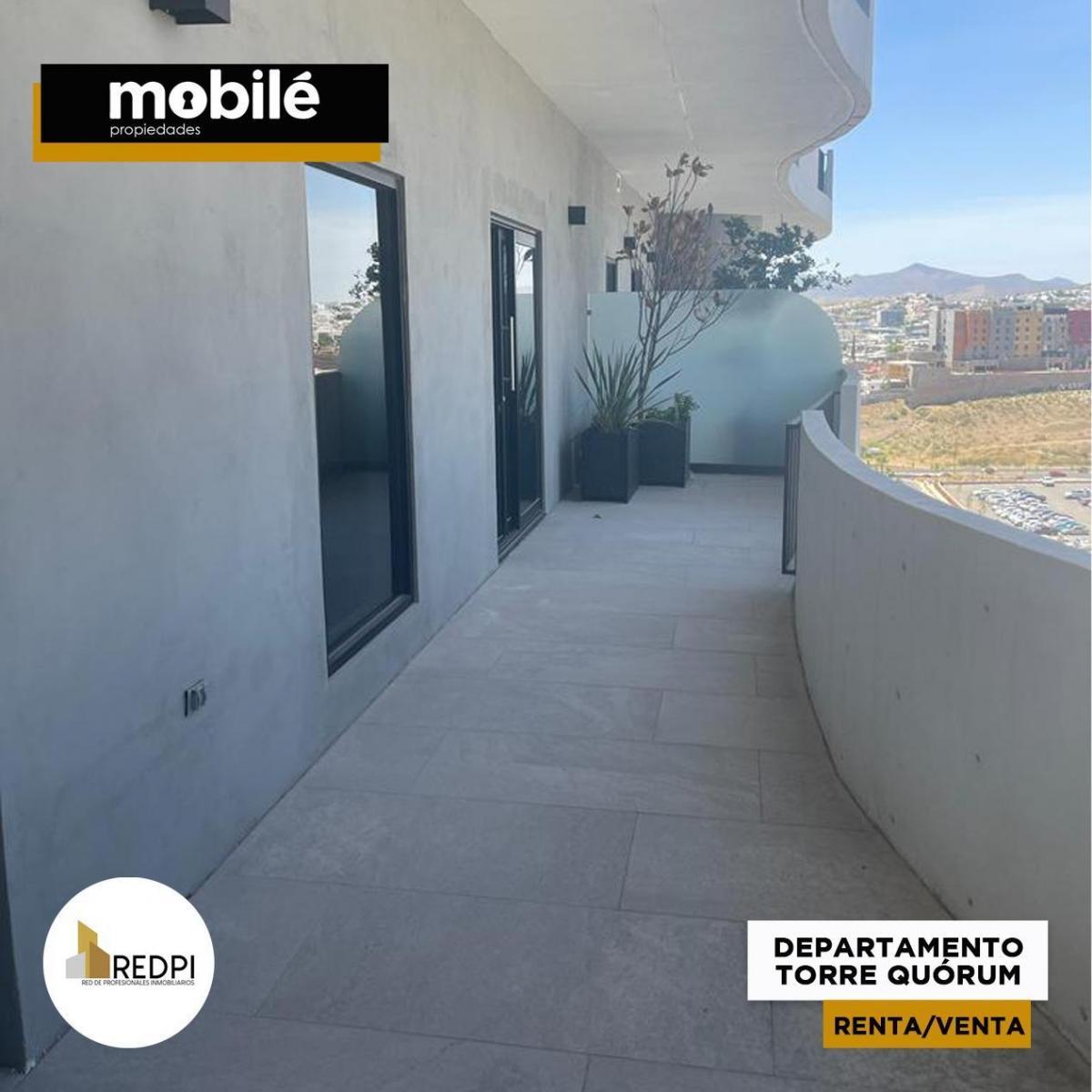 Departamento en Venta o Renta Torre Quorum — foto 3