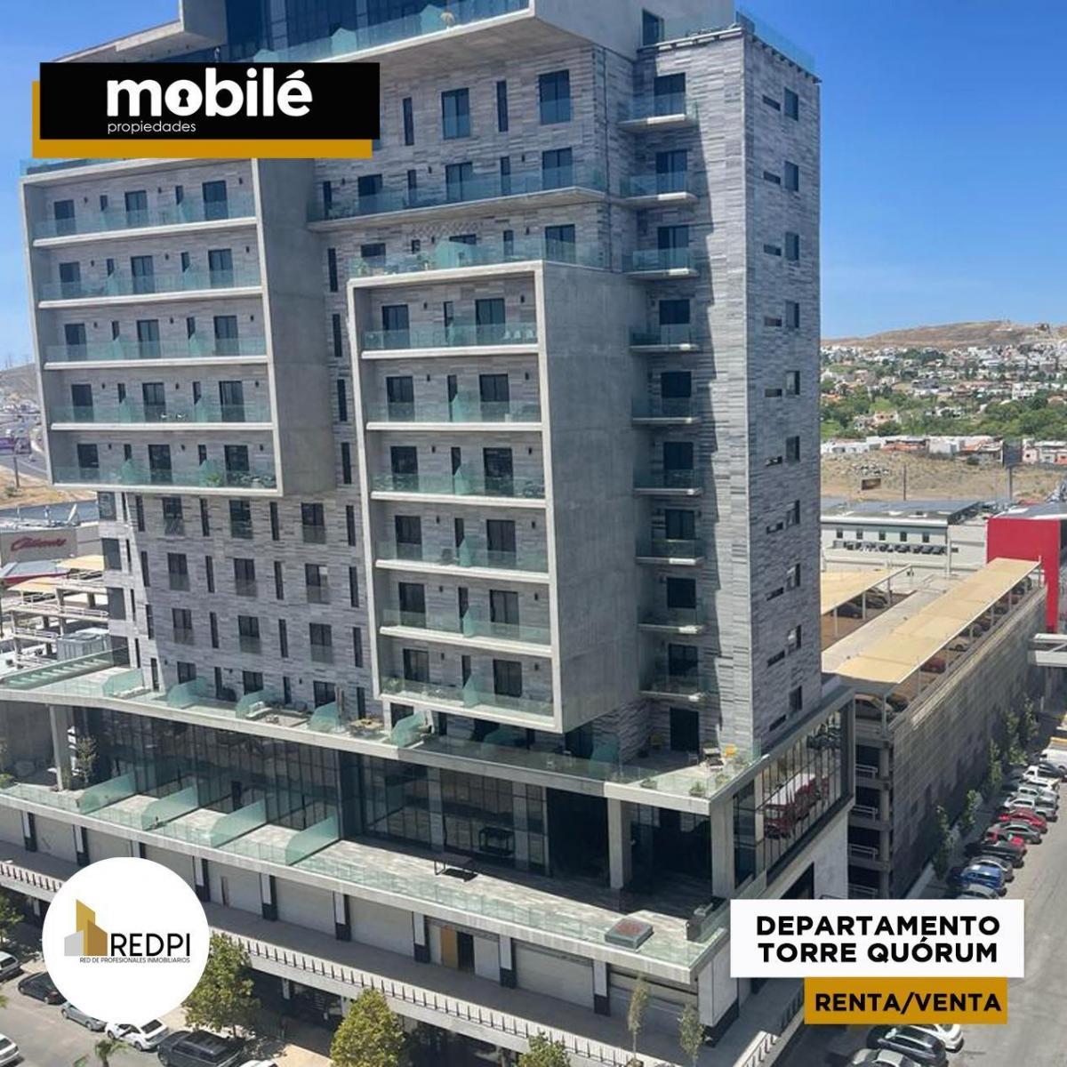 Departamento en Venta o Renta Torre Quorum — foto 2