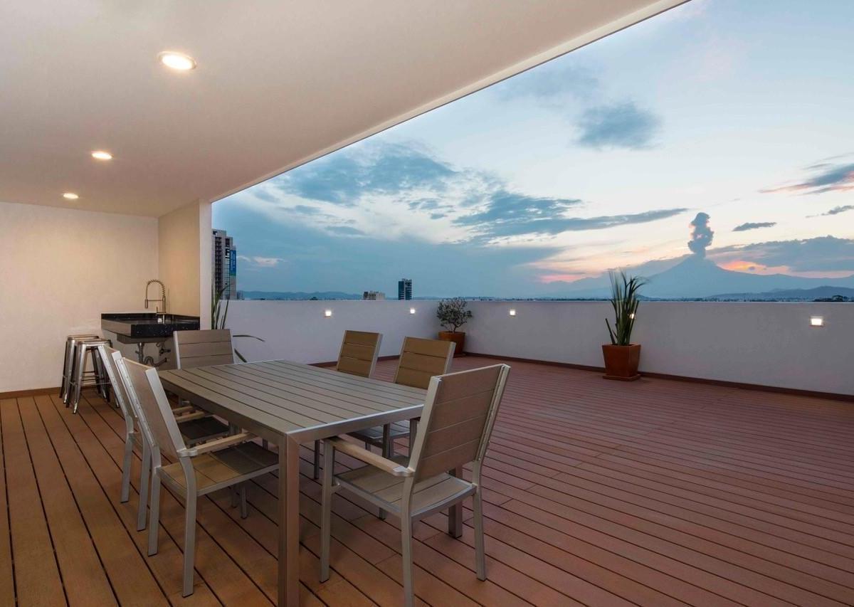 Departamento en Venta en Torre Puente de Mexico, Zona Forjadores. — foto 2