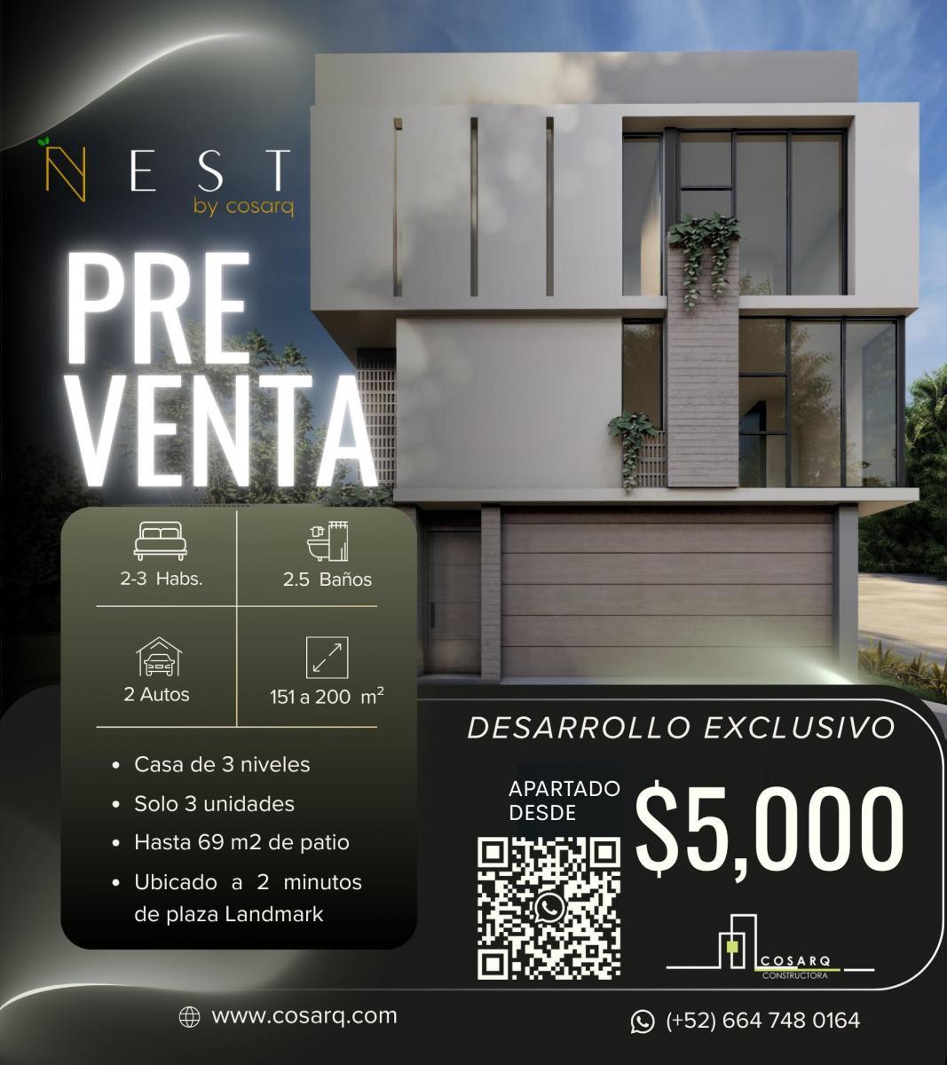 Nest - Casa Exclusiva en Zona Dorada en Venta en Tijuana — foto principal