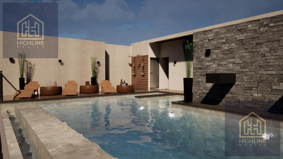 Departamento en Cancún de 1 Recámara en Av Huayacán con Alberca, Cine, Gym, Sala de Juegos, Sauna — foto principal